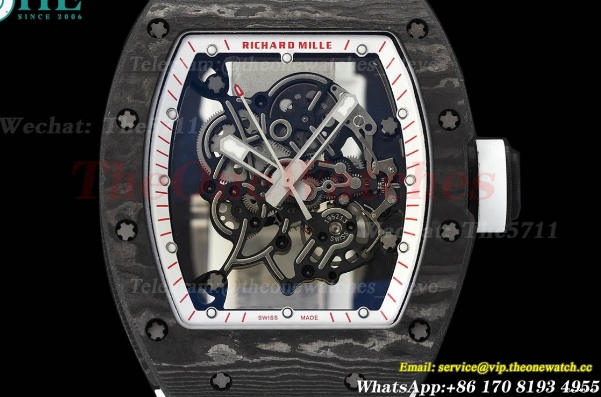 RU NTPT RMUL2 White APS Skeleton Super Clone Crown Dial RM055 0325
